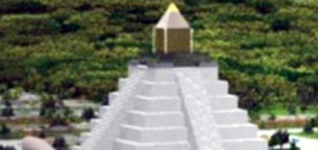 Monumento Escalonado em Zigurats ressonando com a Pirâmide de degraus em Saqqara